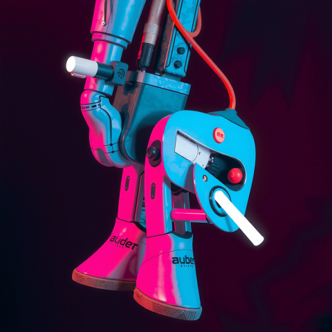 into_the_blue_again__after_the_money_s_gone_once_in_a_lifetime__water_flowing_underground__only_red_and__black___white___futuristic__technological__cybernetic_en_2908542268_1_of_2