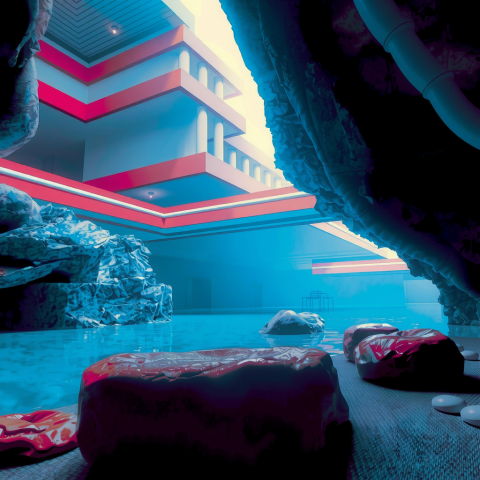 into_the_blue_again__into_the_silent_water__under_the_rocks_and_stones__there_is_water_underground__only_red_and__black___white___futuristic__technological__cybe_3153495003_2_of_2