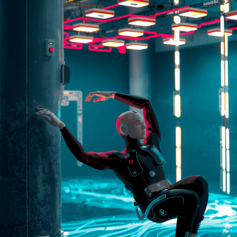 letting_the_days_go_by__let_the_water_hold_me_down__letting_the_days_go_by__water_flowing_underground___only_red_and__black___white___futuristic__technological___1235046380_1_of_2