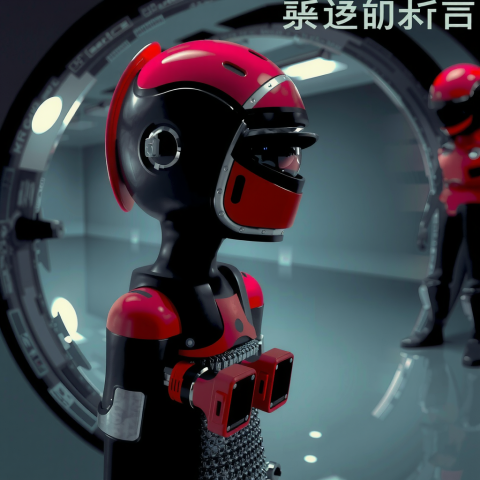 letting_the_days_go_by__let_the_water_hold_me_down__letting_the_days_go_by__water_flowing_underground__only_red_and__black___white___futuristic__technological__c_2847391048_2_of_2