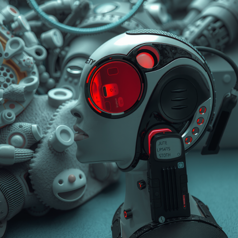 letting_the_days_go_by__let_the_water_hold_me_down__letting_the_days_go_by__water_flowing_underground__only_red_and__black___white___futuristic__technological__c_4156625544_2_of_2