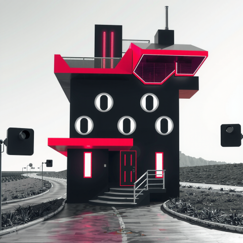you_may_ask_yourself___what_is_that_beautiful_house___you_may_ask_yourself___where_does_that_highway_go_to____photorealistic__only_red_and__black___white___futur_3847812179_1_of_2